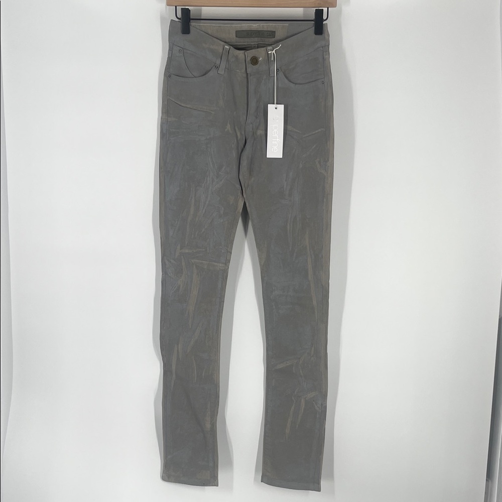 SUPERFINE Grey Straight Pants Jeans Size 25 NWT